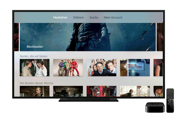AppleTV Mediathek App YouTV