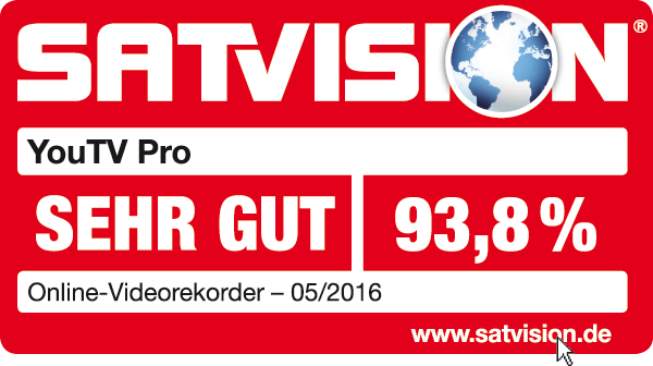 Testsieger YouTV - Vergleichstest