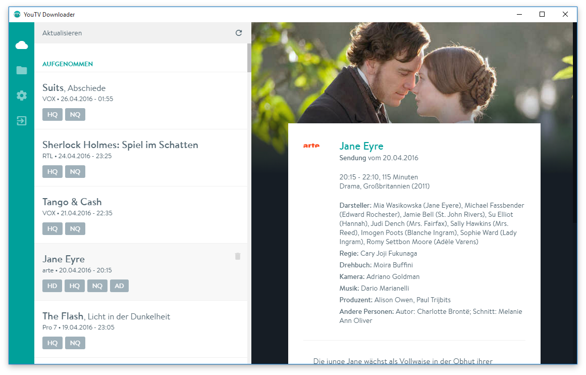 YouTV Windows Downloader Downloadmanager